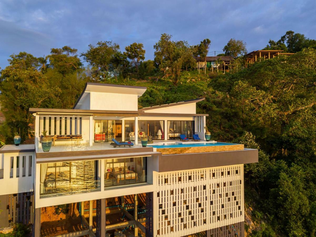 Fabuleuse villa Alizés, vue mer avec véhicule 4x4 Ban Bang Po Esterno foto