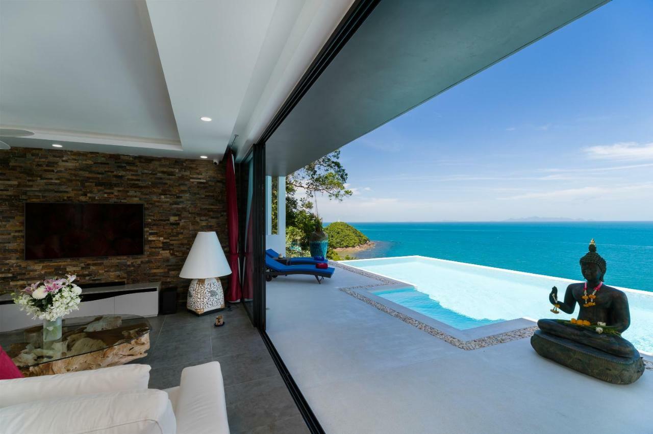 Fabuleuse villa Alizés, vue mer avec véhicule 4x4 Ban Bang Po Esterno foto